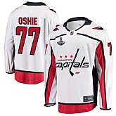 Capitals 77 T.J. Oshie White 2018 Stanley Cup Champions Adidas Jersey,baseball caps,new era cap wholesale,wholesale hats